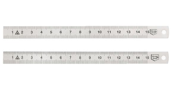 Präzisions-Maßstab Edelstahl 1/1 mm L=300 mm