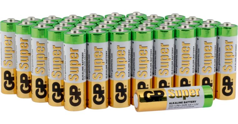 Alkaline batteries Mignon (AA) in resealable economy pack 40 pieces