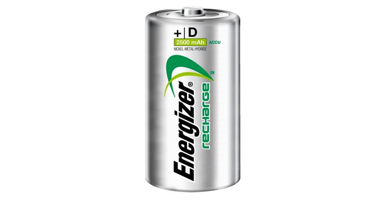 Rechargeable battery NiMH no memory effect Mono D 1.2 V 2500 mAh pack=2pcs