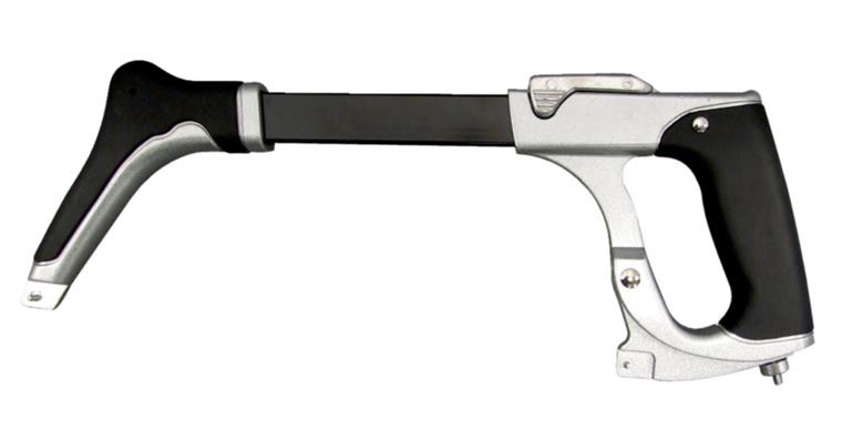 Metal saw bow blade tension at 90° and 50° for hand saw blades 300 mm