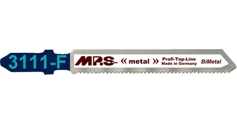 Bimetal jigsaw blade for metal pack=5 pcs effective length 105 mm 10-5 tpi