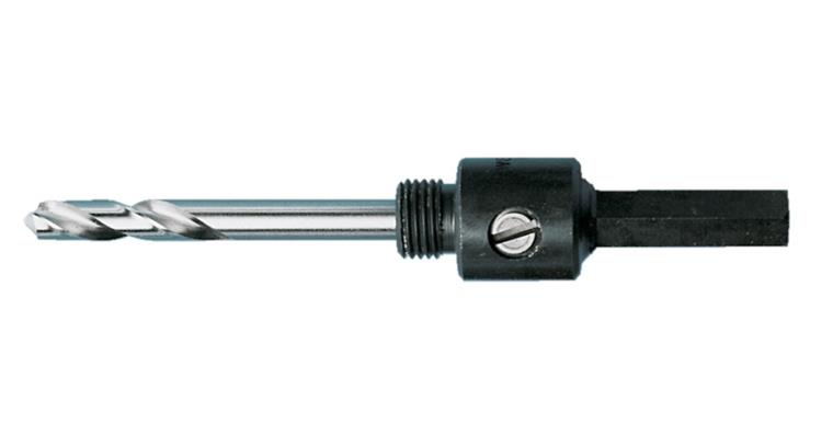 Holder with drill bit for hole saw dia. 32-152 mm SDS shank