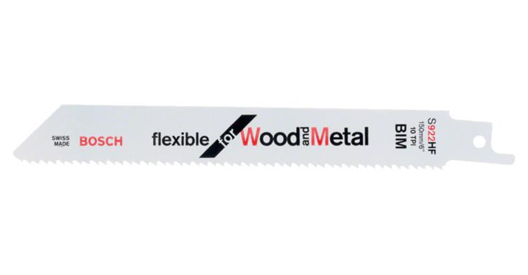 Säbelsägeblatt S 922 HF Flexible for Wood and Metal Pack = 5 Stück