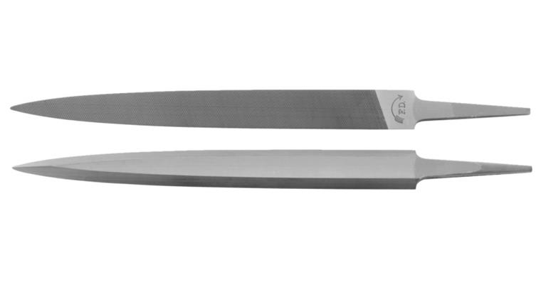 Präzisions-Barettfeile flache Seite gehauen Länge 200 mm Hieb 1