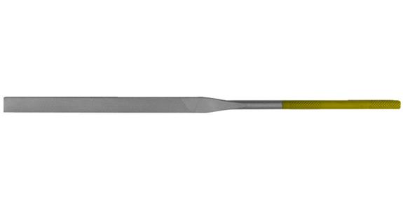 CORINOX®-Nadelfeile flachstumpf für VA-Stahl exotische Legier. L=180 S-Hieb 0