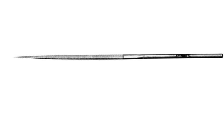 Precision needle file, square, length 200 mm cut 3