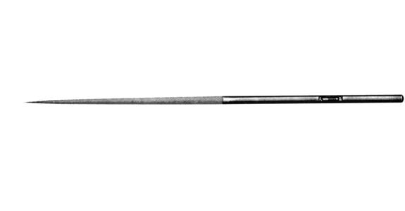 Präzisions-Nadelfeile rund Länge 160 mm Hieb 1
