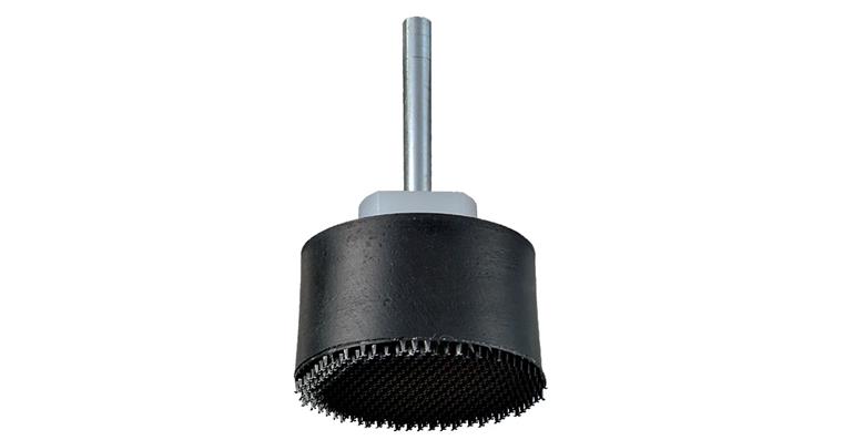 Mottlers for replaceable abrasive fleece discs dia. 60 mm s dia. 6 mm