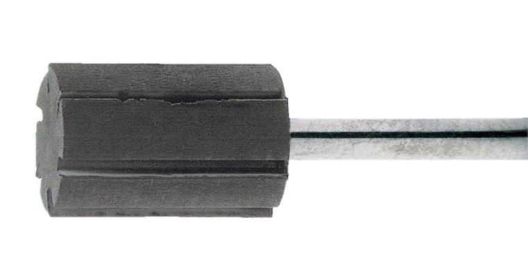 Schleifkappenträger Zylindrisch ØxKopfhöhe 10x15 mm Schaft-Ø 3 mm