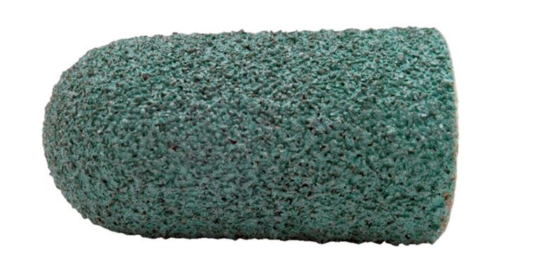 Schleifkappe Ø 16x32 mm NKS grün Walzenrund Korn 80