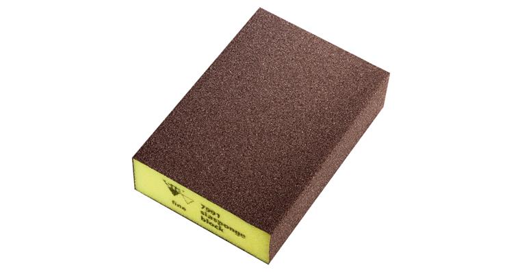 Schleifschwamm siasponge Block soft Feinheitsgrad fine 98x69x26 mm
