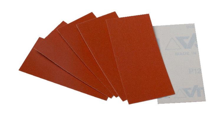 Strips w. hk-a.-lp fastener G100 140x67 mm for sanding block art. no. 43693 120