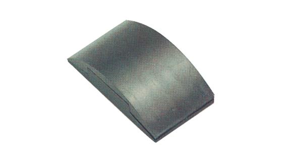 Weich-PVC Spezial-Schleifklotz schwarz handliche Form 120x70x32 mm