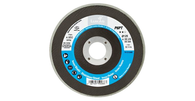 Polishing disc diameter 125 mm flat silicon carbide grit 800
