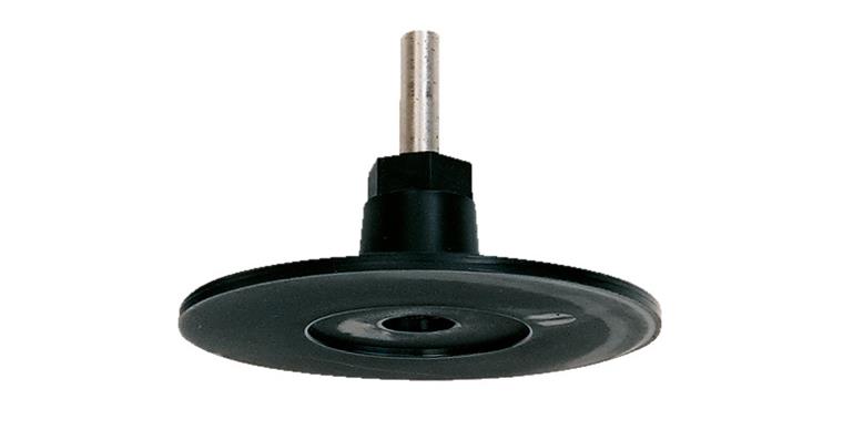 ROLOC Stützteller Ø75mm mit Schaft Ø 6mm