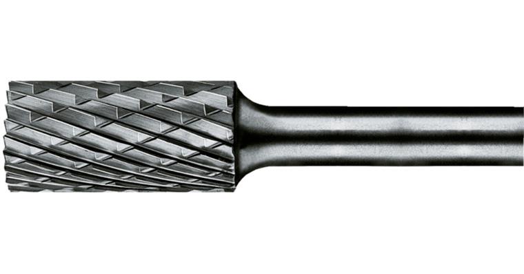TC bur cylindrical (ZYA), shank dia. 6mm, serration 3 plus head dia.xlength 6x16