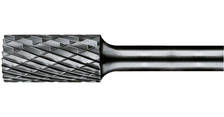 TC bur cylindrical (ZYA-S), shank dia. 3mm, serr. 3 plus, head dia.xlength 2x10
