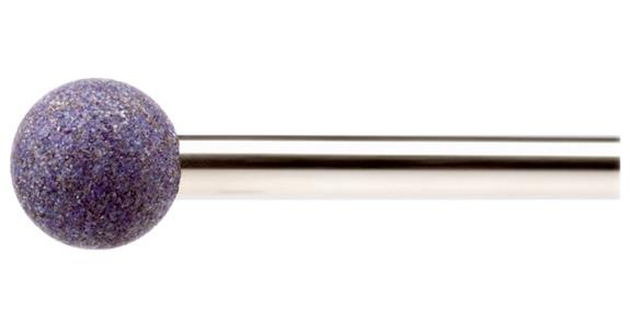 Schleifstifte NDW Schaft-Ø 3 mm Kugelform ØxH 6x6 mm