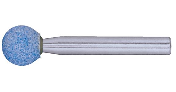 Kugel-Schleifstifte Korn 46 Kopf-Ø 13 mm Härte J Schaft-Ø x Schaftlänge 6x40 mm