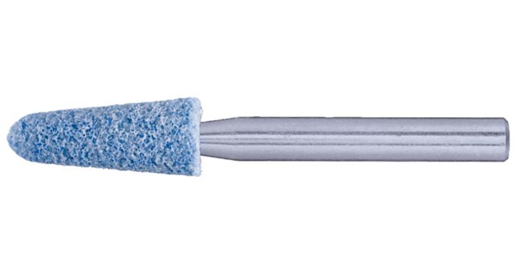 Kegel-Schleifstift Härte J Korn 60 x Höhe 16x45 mm Schaft-Ø x Schaftlänge 6x40mm