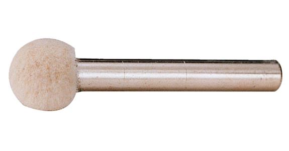Kugel Filz-Polierstift Schaft-Ø 6 mm Ø 10 mm