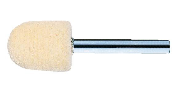 Filz-Polierstift Walzenrund Schaft-Ø 3 mm Kopf-Øxlänge 10x14mm