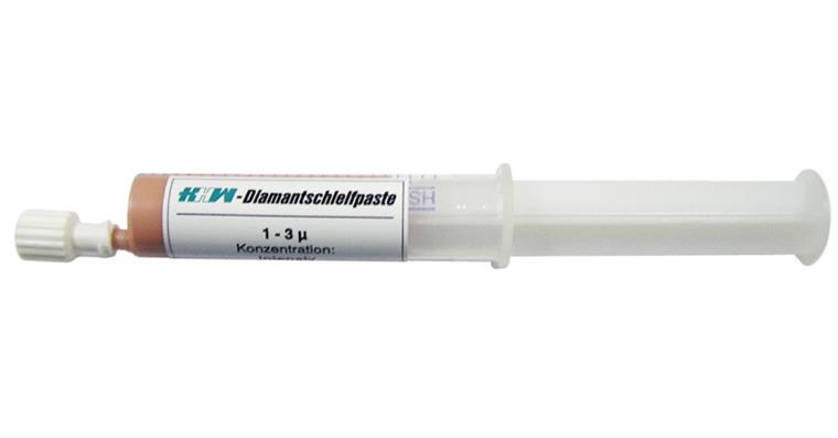 Diamant-Polierpaste Farbe rot Inhalt 20 ml Körnung 1 - 3 µ