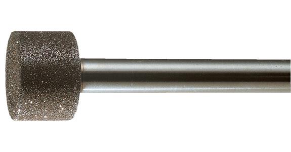 CBN-Zylinder-Schleifstift Schaft-Ø 6 mm Körnung B126 10x8 mm