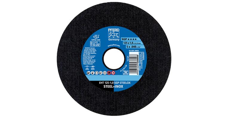 Freihand-Trennscheibe gerade Spezial-Linie SGP STEELOX Korn 46 125x1,6 mm