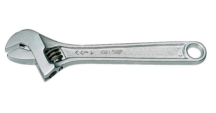 Adj. wrench DIN 3117 AF 13.0 mm L=110 mm