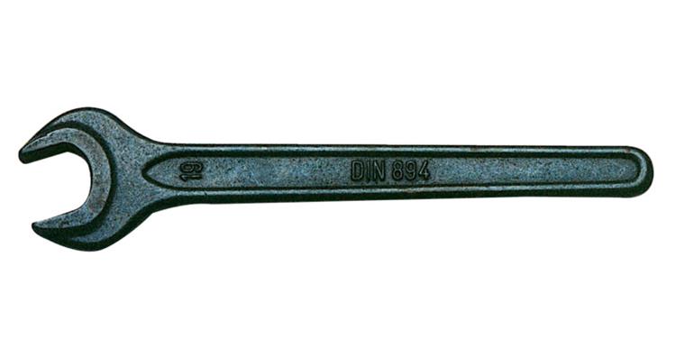 Einmaulschlüssel 15° DIN 894 Spezialstahl SW 14 mm