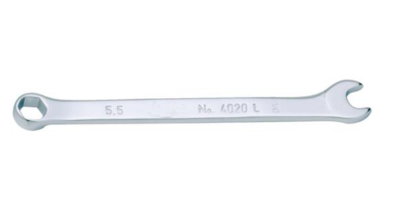 Ring-Maulschlüssel flach 15° V-Extra-Stahl SW 3,5x3,5 mm