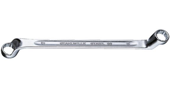 Gekröpfte Ringschlüssel DIN 838/ISO 10104 Chrome-Alloy-Steel SW 10x11 mm