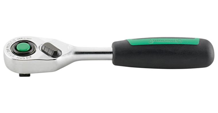 1/4 inch lever rever. ratchet DIN 3122/ISO 3315 QuickRelease 80 teeth L=117 mm