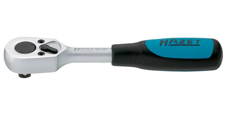 1/4 inch lever reversible ratchet DIN 3122 CV steel length 115 mm
