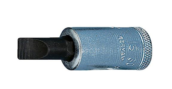 3/8 Zoll Schraubendreher-Einsatz Vanadium-Sonderstahl Schlitz 5,5x1,0 mm