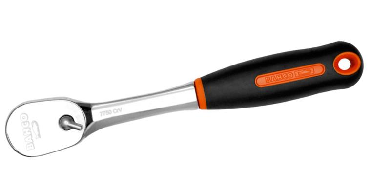 3/8 inch lever reversible ratchet DIN 3122/ISO 3315 length 205 mm