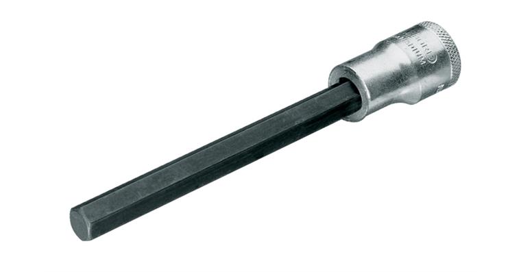 1/2 inch hex screwdriver bit chromium-vanadium steel long AF 5 x 180 mm