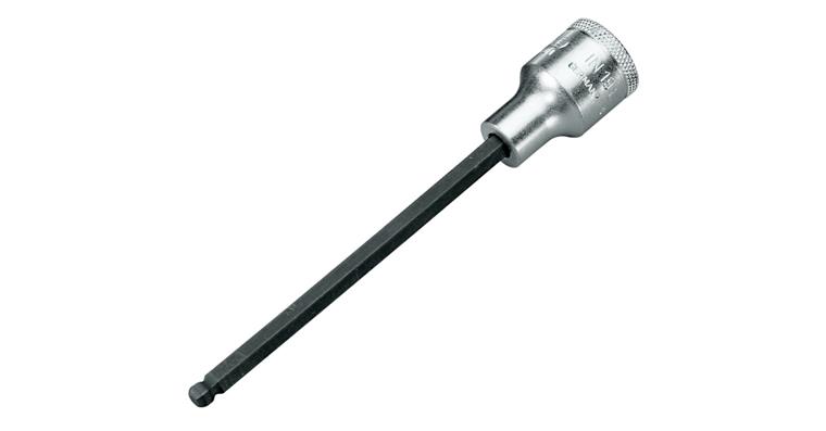 1/2 inch hexagon socket screwdriver bit long V steel ball head AF 7 mm