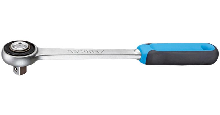 1/2 inch reversible toothed ratchet DIN 3122 length 270 mm
