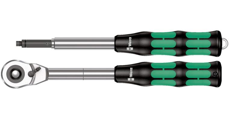 1/2 inch Zyklop hybrid ratchet set with extension 72 teeth length 281 mm