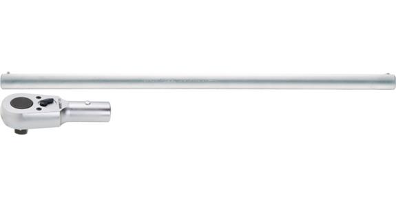 3/4 Zoll Hebel-Umschaltknarre DIN 3122 mit Aufsteckrohr Länge 620 mm