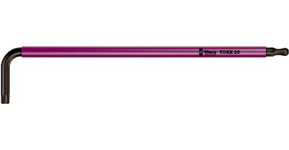 ResisTORX®-Kugelkopf-Stiftschlüssel Farbe leuchtorange Schenkel 122x24 mm T 30