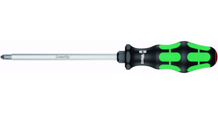 Phillips screwdriver hexagon shoulder Kraftform handle PH 0x60 mm