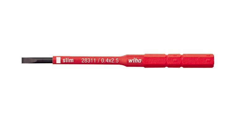 VDE-Wechselbit Schlitz 2,5 x 0,4 x 75 mm für Handhalter 52497201 + 55526 101-103