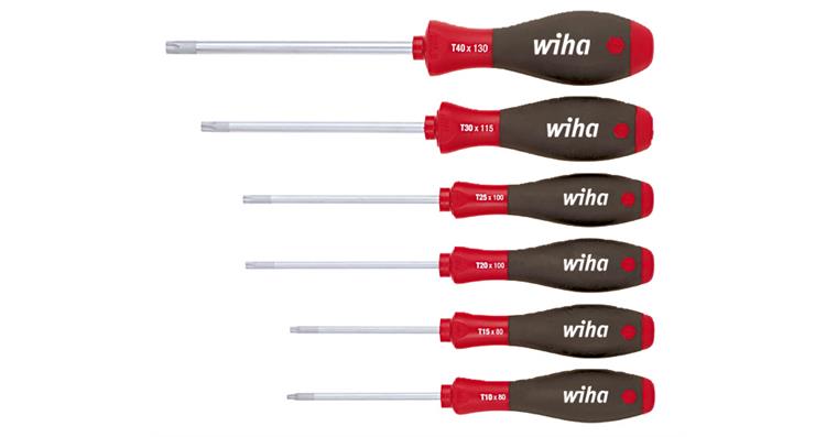 TX® screwdriver set 6 pieces SoftFinish handle T 10-40 for internal TX®