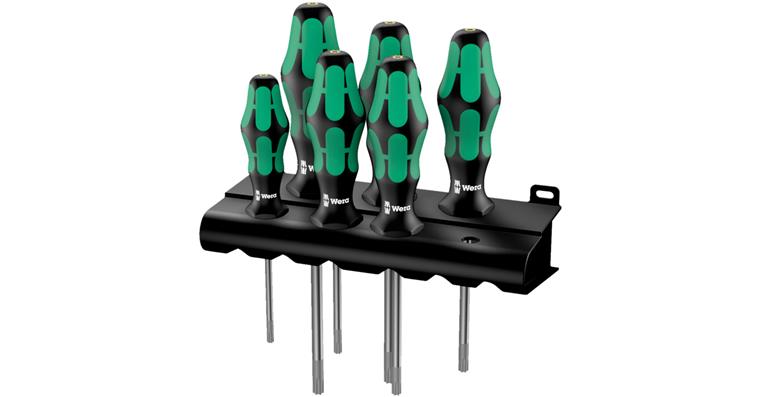 TORX®-Schraubendreher-Satz 6-tlg Kraftformgriff T 10-40 für Inn-TORX®