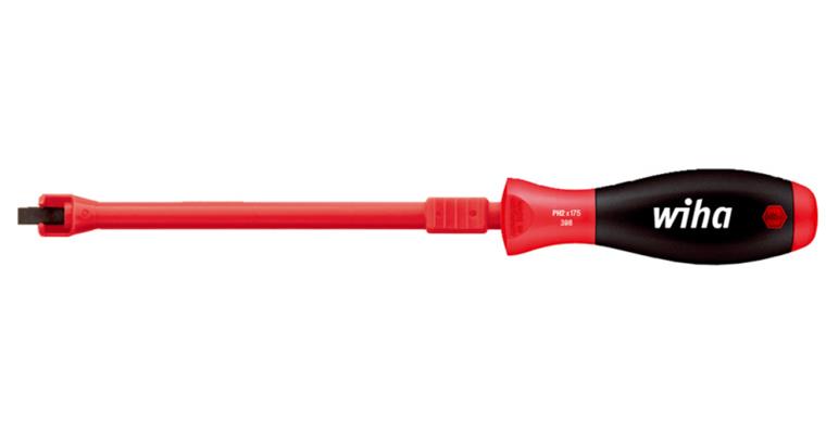 Retaining screwdriver slotted 5.0x1.0 mm SoftFinish handle blade length 150 mm