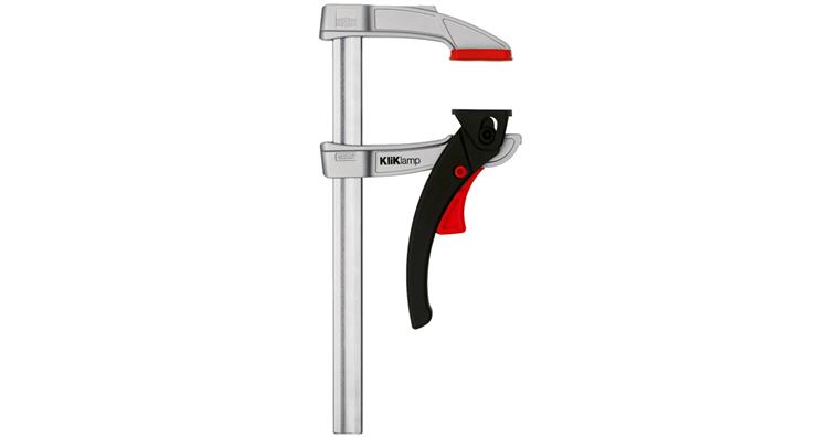 KliKlamp lever-action clamp light, fixed and slid. arms of Mg. 1,200 N 250x80mm