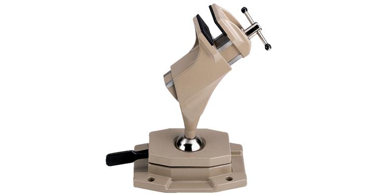 BERNSTEIN technician's vice, 50 mm for screwing on with ball joint